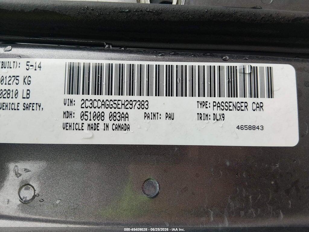 2C3CCAGG5EH297383 2014 CHRYSLER 300 photo no. 9