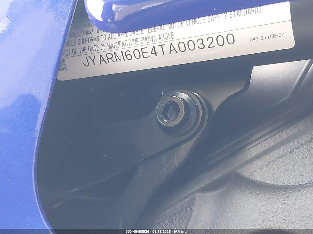 JYARM60E4TA003200 2026 YAMAHA YZFR7 photo no. 10