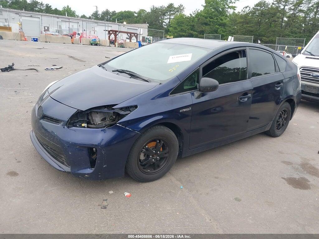 JTDKN3DU4C1491664 2012 TOYOTA PRIUS photo no. 2