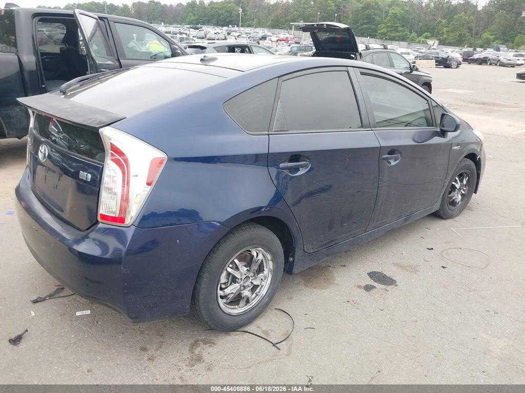 JTDKN3DU4C1491664 2012 TOYOTA PRIUS photo no. 4