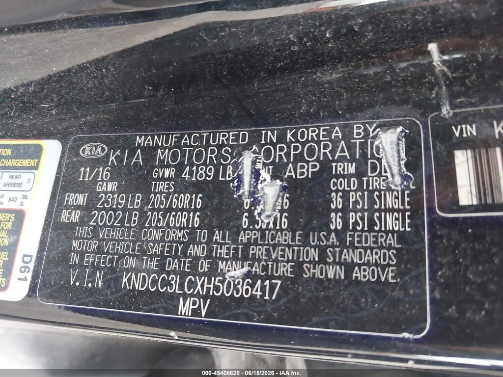 KNDCC3LCXH5036417 2017 KIA NIRO photo no. 9