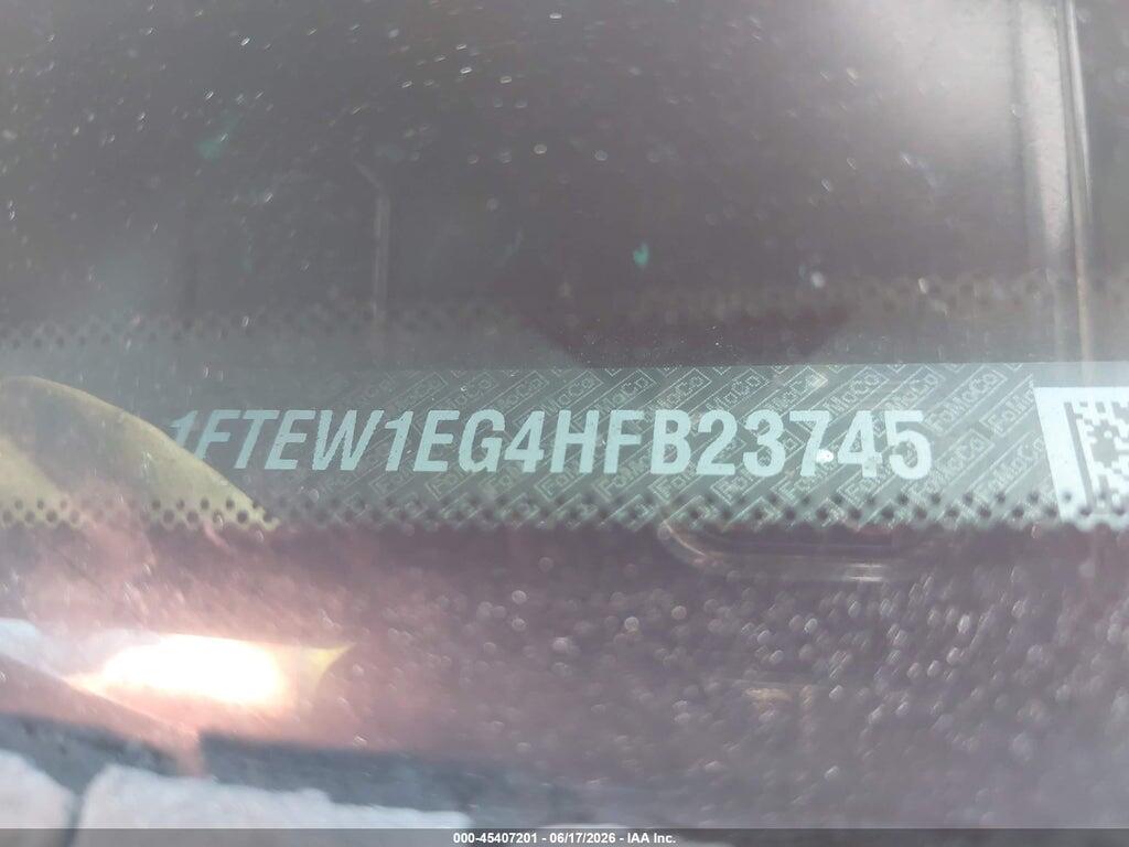 1FTEW1EG4HFB23745 2017 FORD F-150 photo no. 9