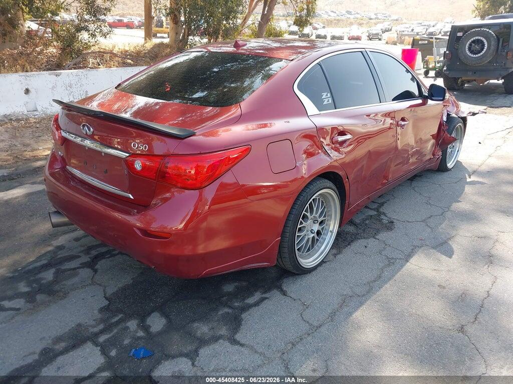 JN1BV7ARXFM418053 2015 INFINITI Q50 photo no. 4
