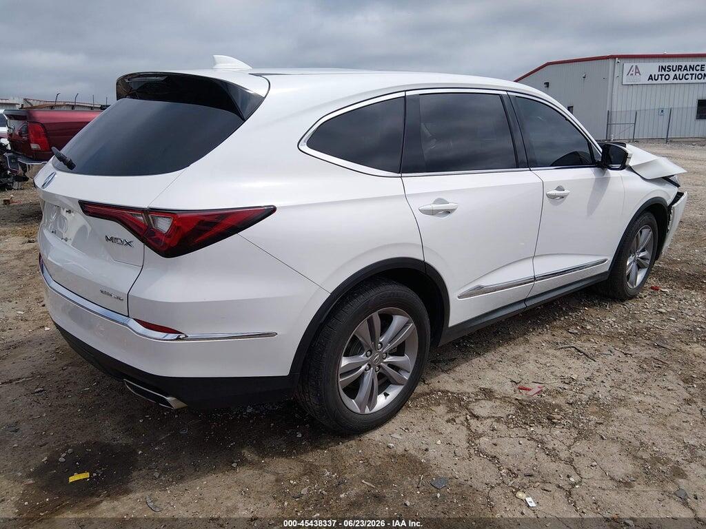 5J8YE1H37NL016745 2022 ACURA MDX photo no. 4