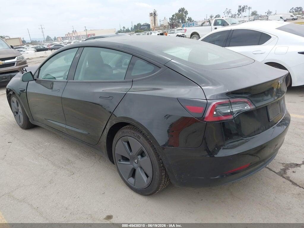 5YJ3E1EA1MF074976 2021 TESLA MODEL 3 photo no. 3