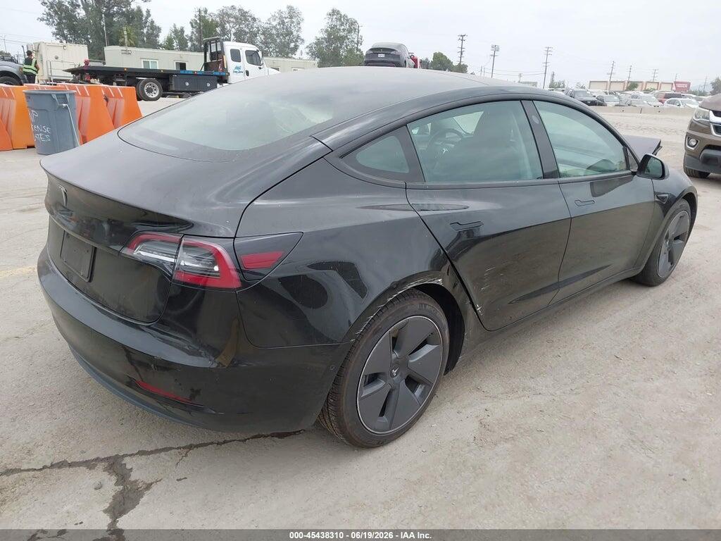 5YJ3E1EA1MF074976 2021 TESLA MODEL 3 photo no. 4