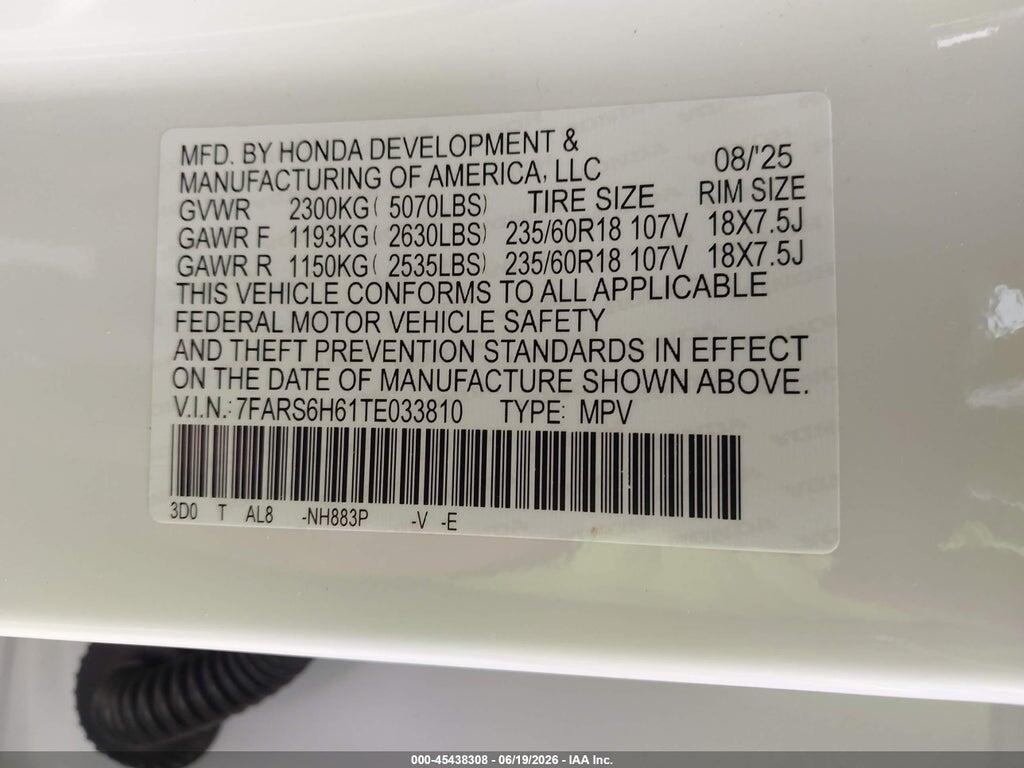 7FARS6H61TE033810 2026 HONDA CR-V HYBRID photo no. 9