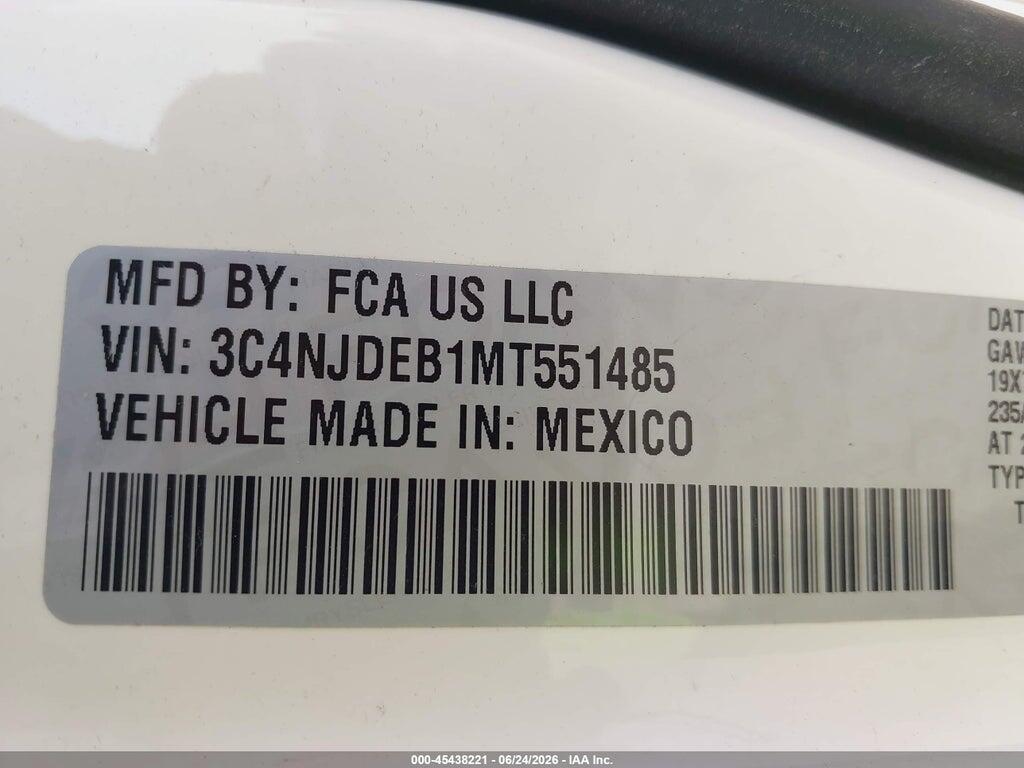 3C4NJDEB1MT551485 2021 JEEP COMPASS photo no. 9