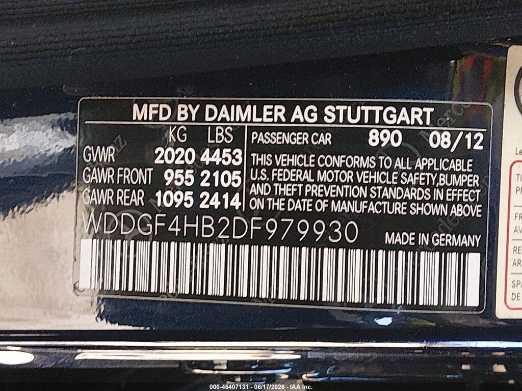 WDDGF4HB2DF979930 2013 MERCEDES-BENZ C 250 photo no. 9