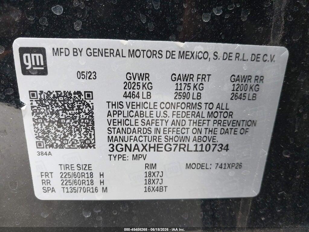 3GNAXHEG7RL110734 2024 CHEVROLET EQUINOX photo no. 9