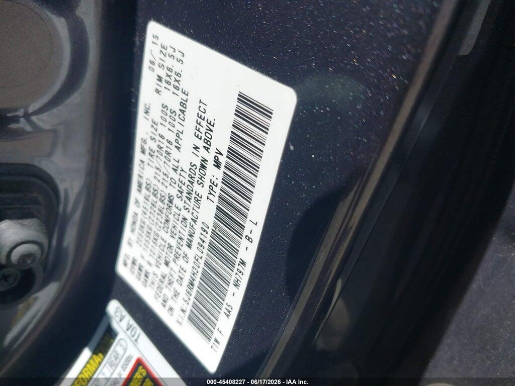 5J6RM4H30FL094190 2015 HONDA CR-V photo no. 9