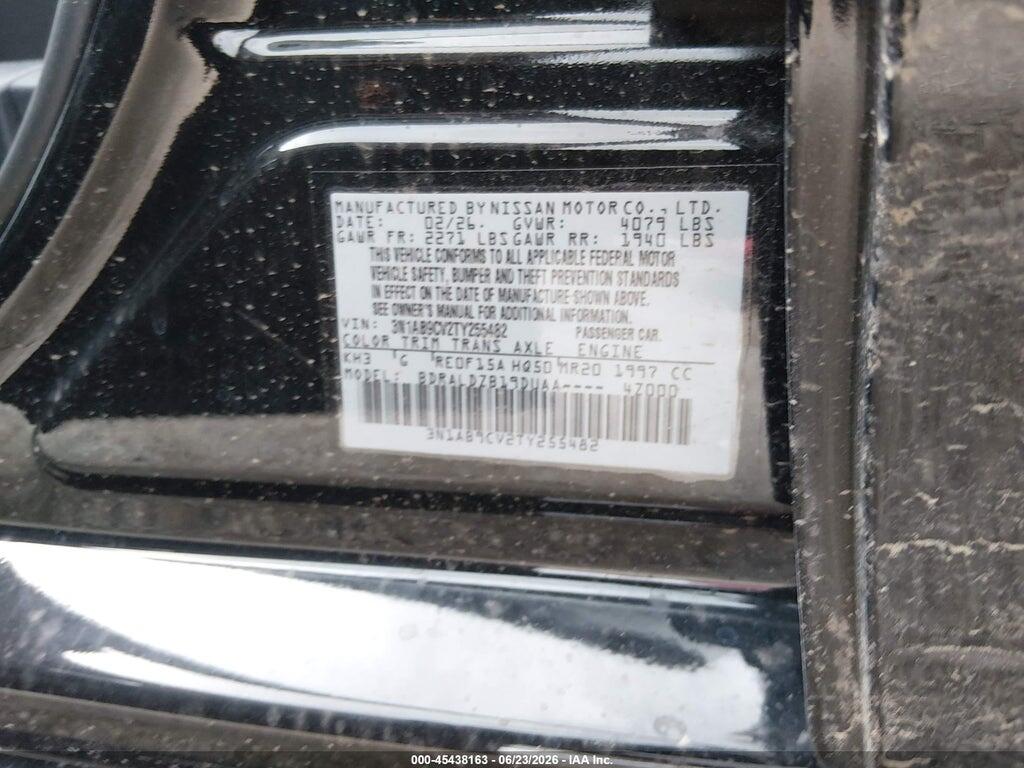 3N1AB9CV2TY255482 2026 NISSAN SENTRA photo no. 9