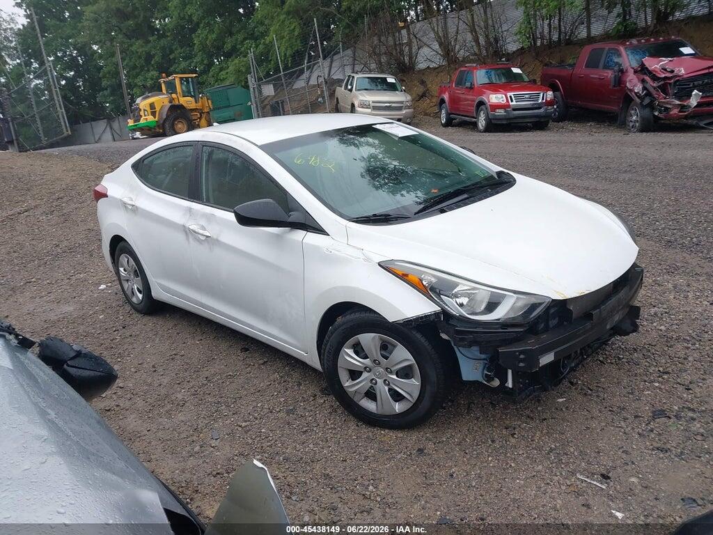 5NPDH4AE7GH756482 2016 HYUNDAI ELANTRA photo no. 1
