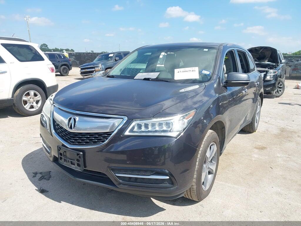 5FRYD4H20GB049732 2016 ACURA MDX photo no. 2
