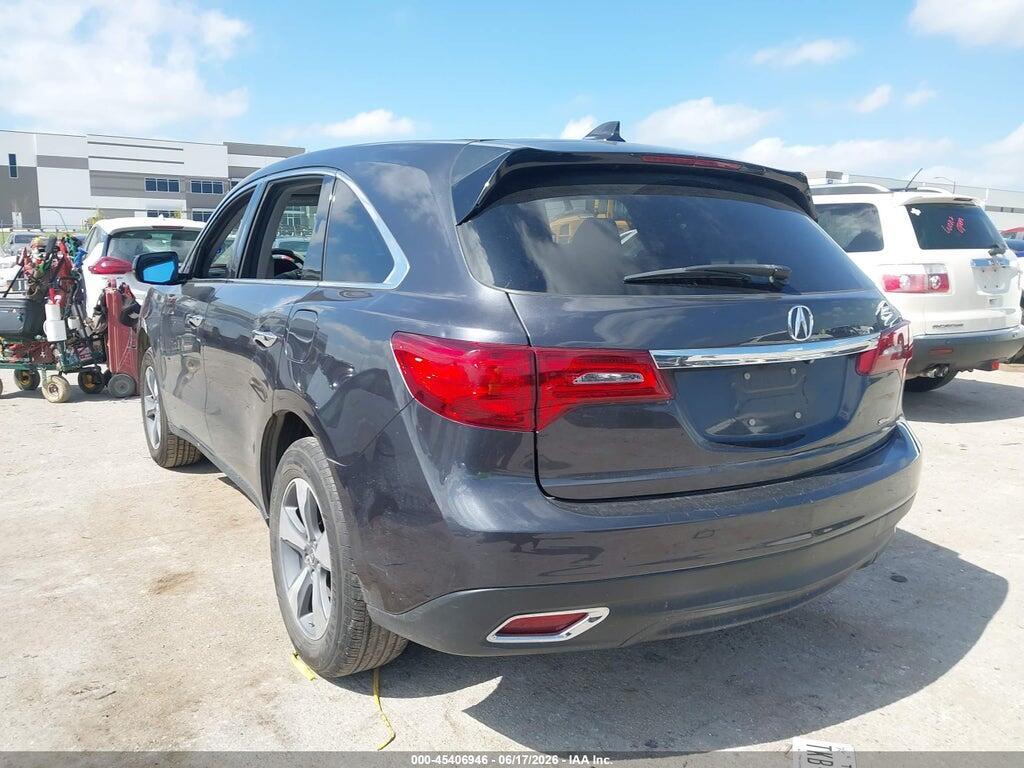 5FRYD4H20GB049732 2016 ACURA MDX photo no. 3