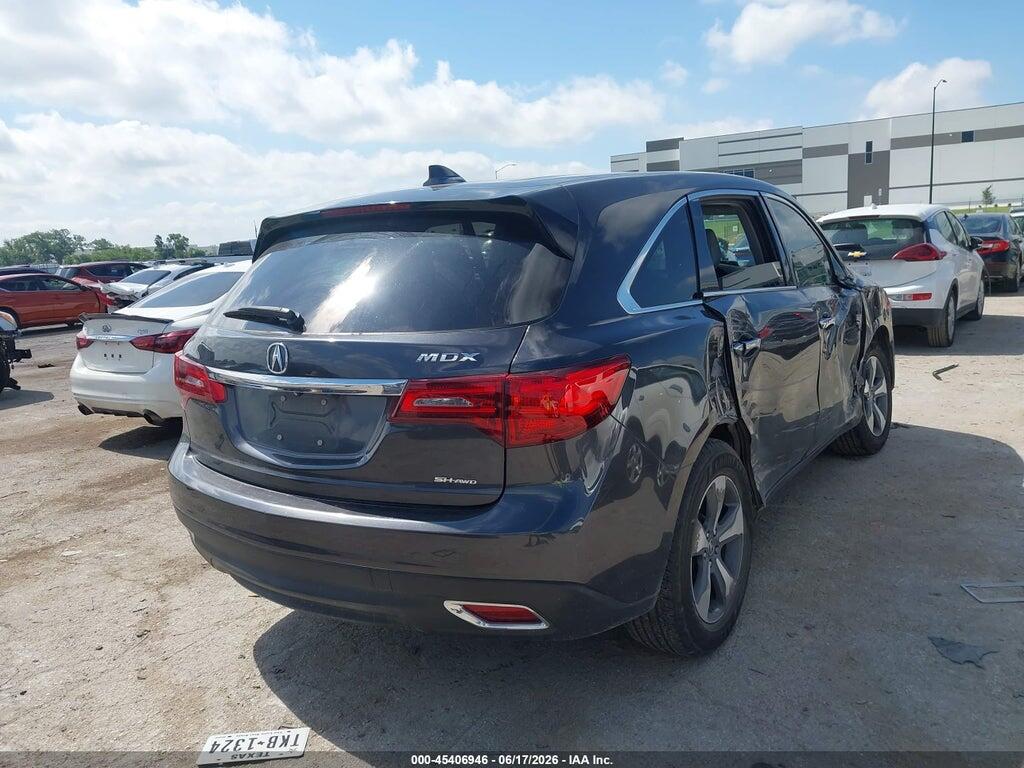 5FRYD4H20GB049732 2016 ACURA MDX photo no. 4