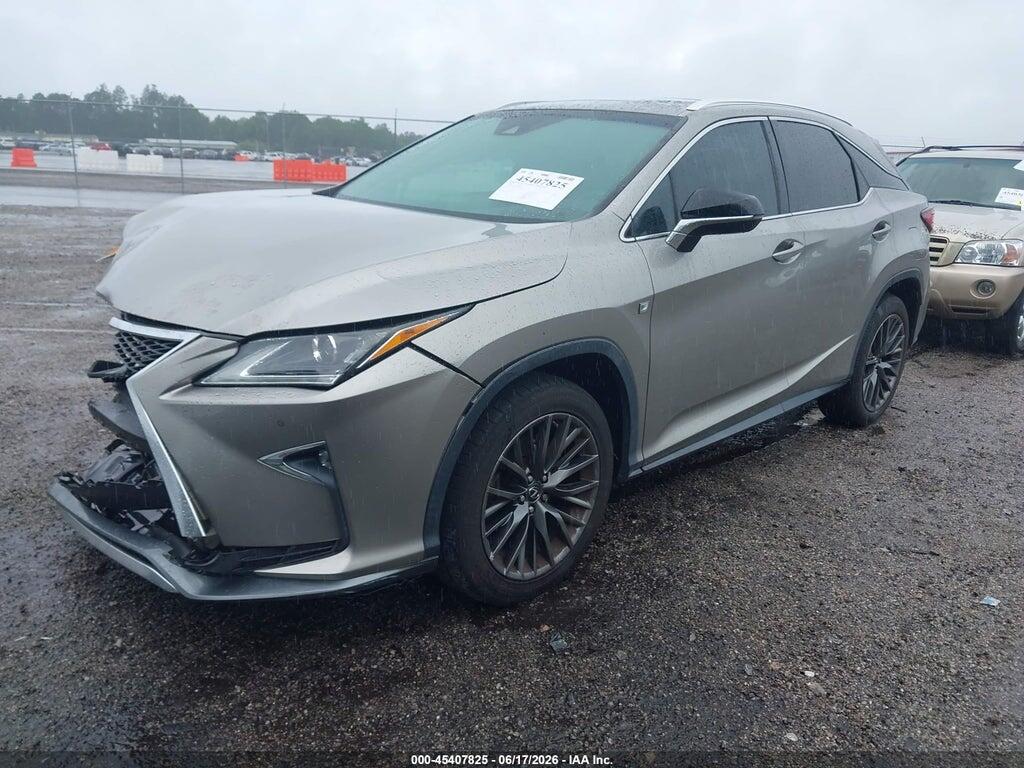 2T2ZZMCA0HC063525 2017 LEXUS RX 350 photo no. 2