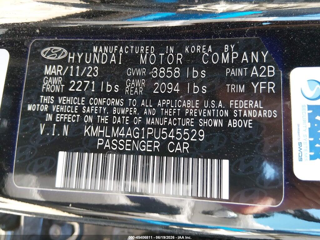 KMHLM4AG1PU545529 2023 HYUNDAI ELANTRA photo no. 9