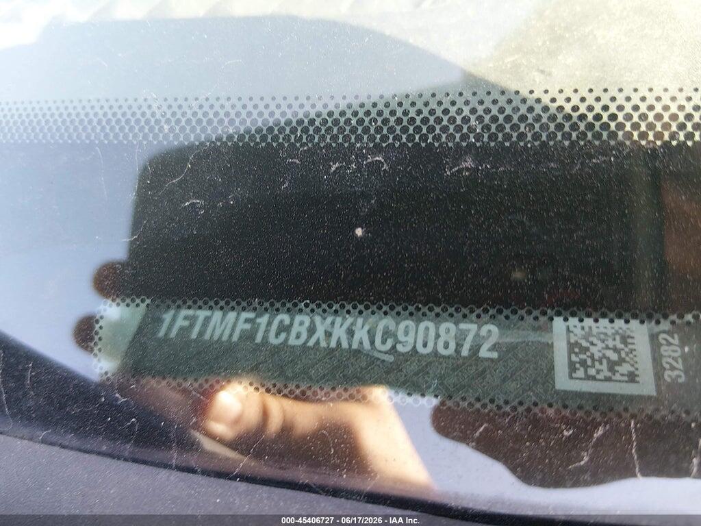 1FTMF1CBXKKC90872 2019 FORD F-150 photo no. 9