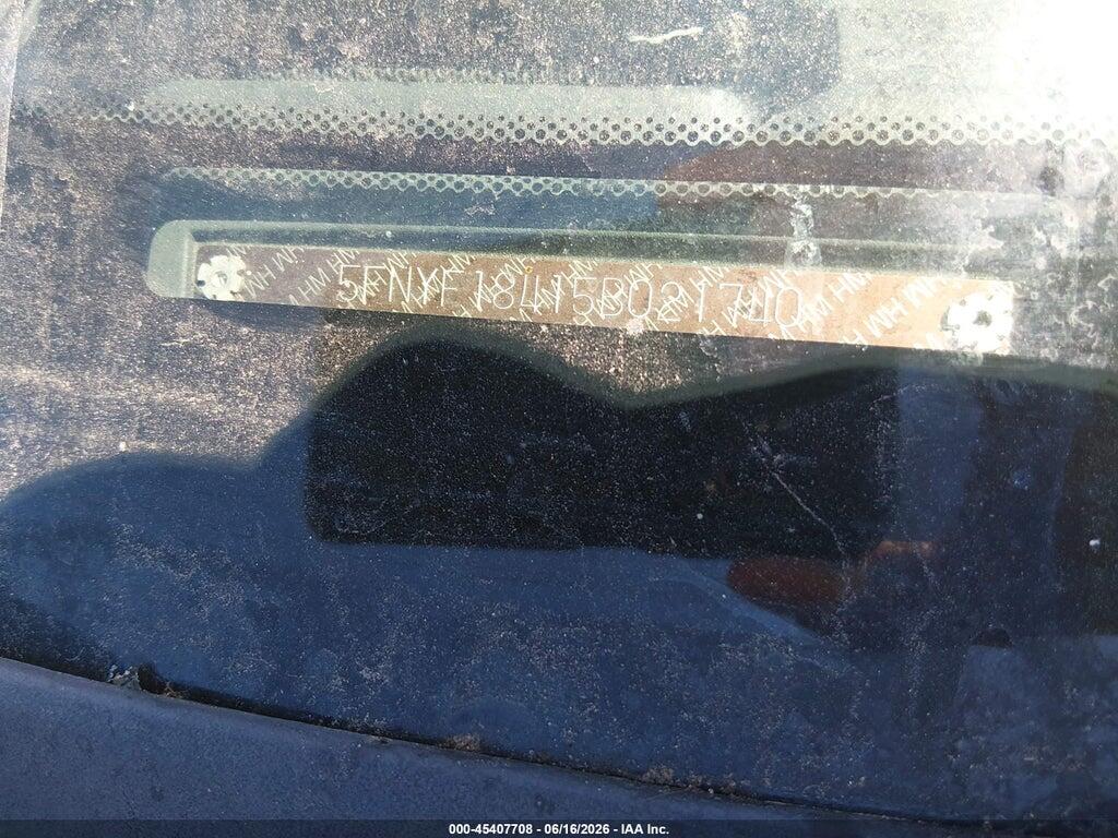 5FNYF18415B021740 2005 HONDA PILOT photo no. 11
