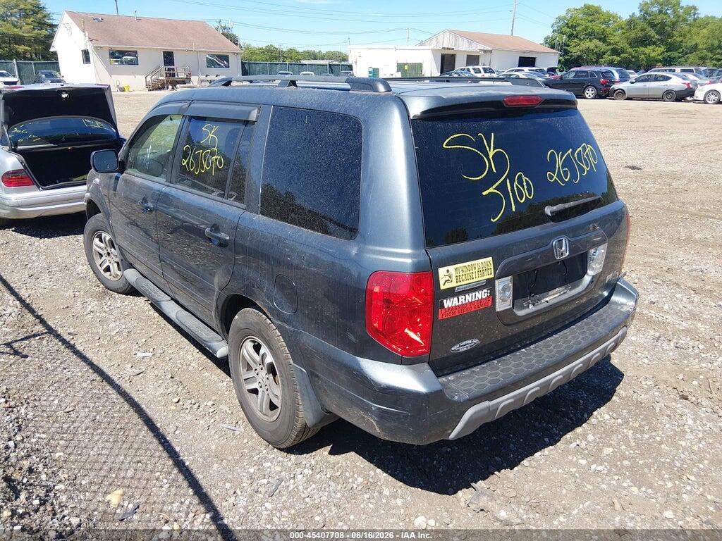 5FNYF18415B021740 2005 HONDA PILOT photo no. 3