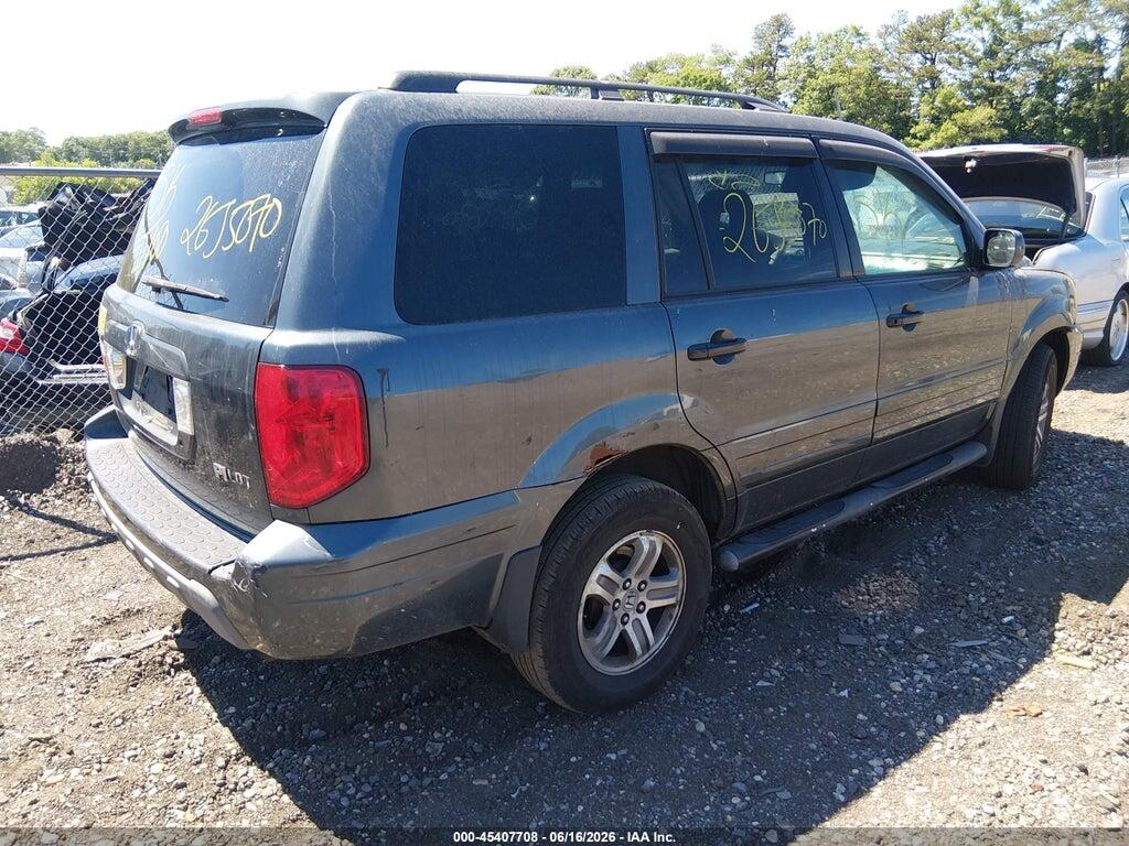 5FNYF18415B021740 2005 HONDA PILOT photo no. 4