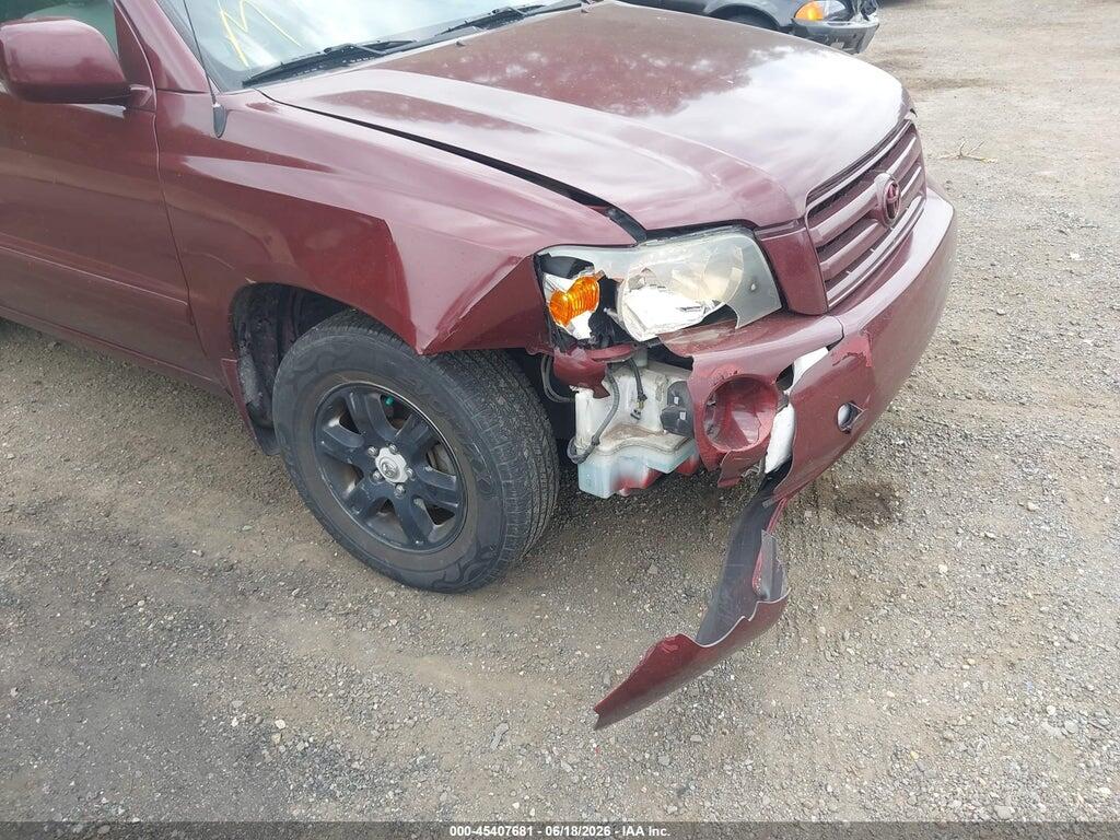JTEDP21A440006546 2004 TOYOTA HIGHLANDER photo no. 6