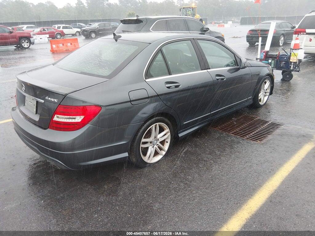 WDDGF8AB3DR264316 2013 MERCEDES-BENZ C 300 photo no. 4