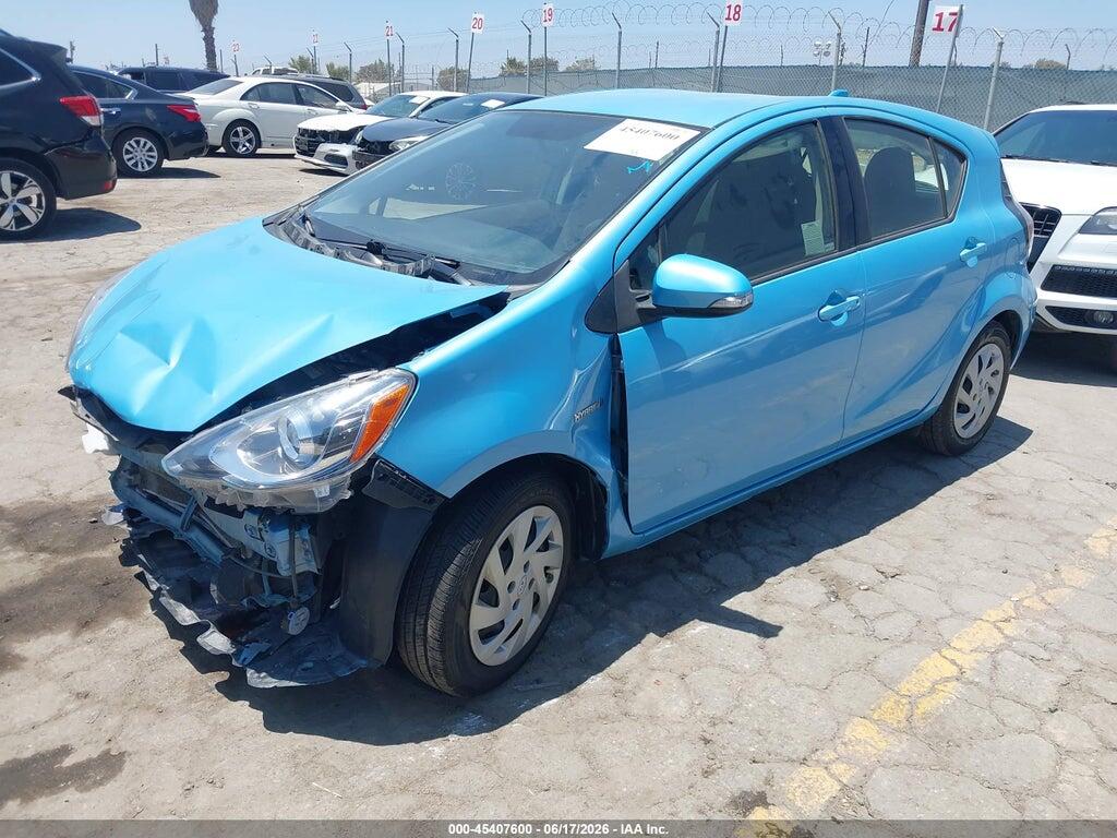 JTDKDTB35F1108672 2015 TOYOTA PRIUS C photo no. 2