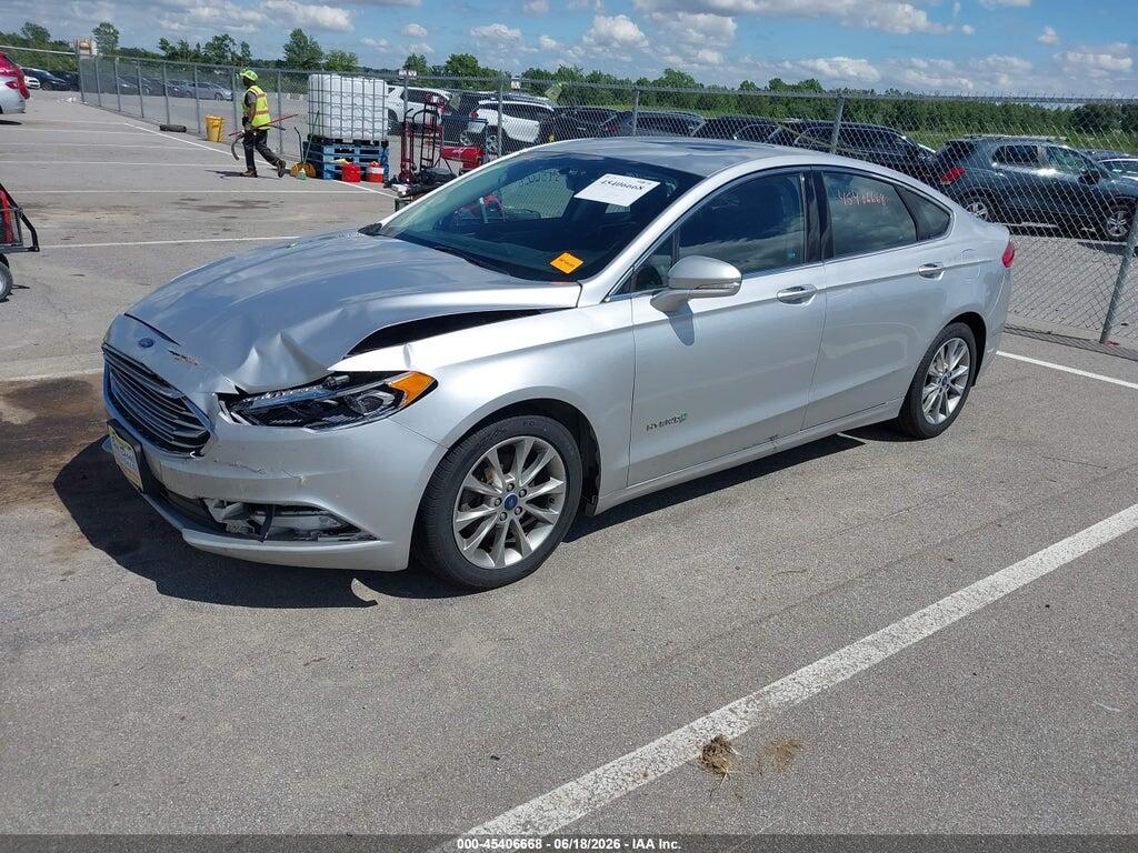 3FA6P0LU3HR249592 2017 FORD FUSION HYBRID photo no. 2