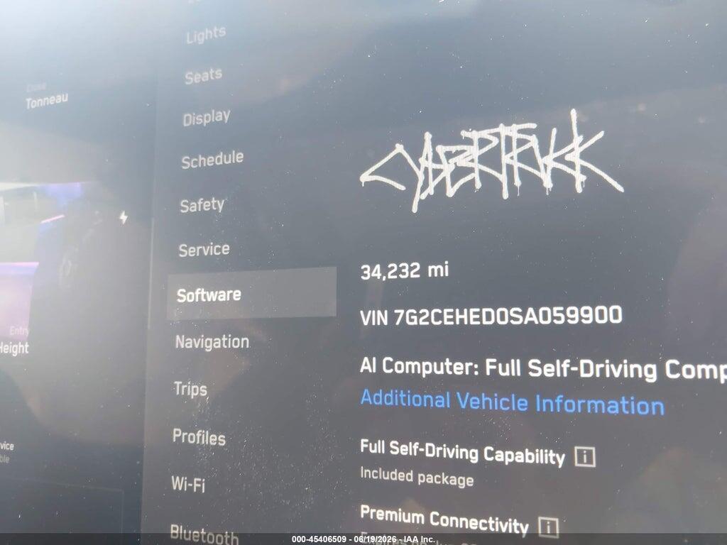 7G2CEHED0SA059900 2025 TESLA CYBERTRUCK photo no. 7