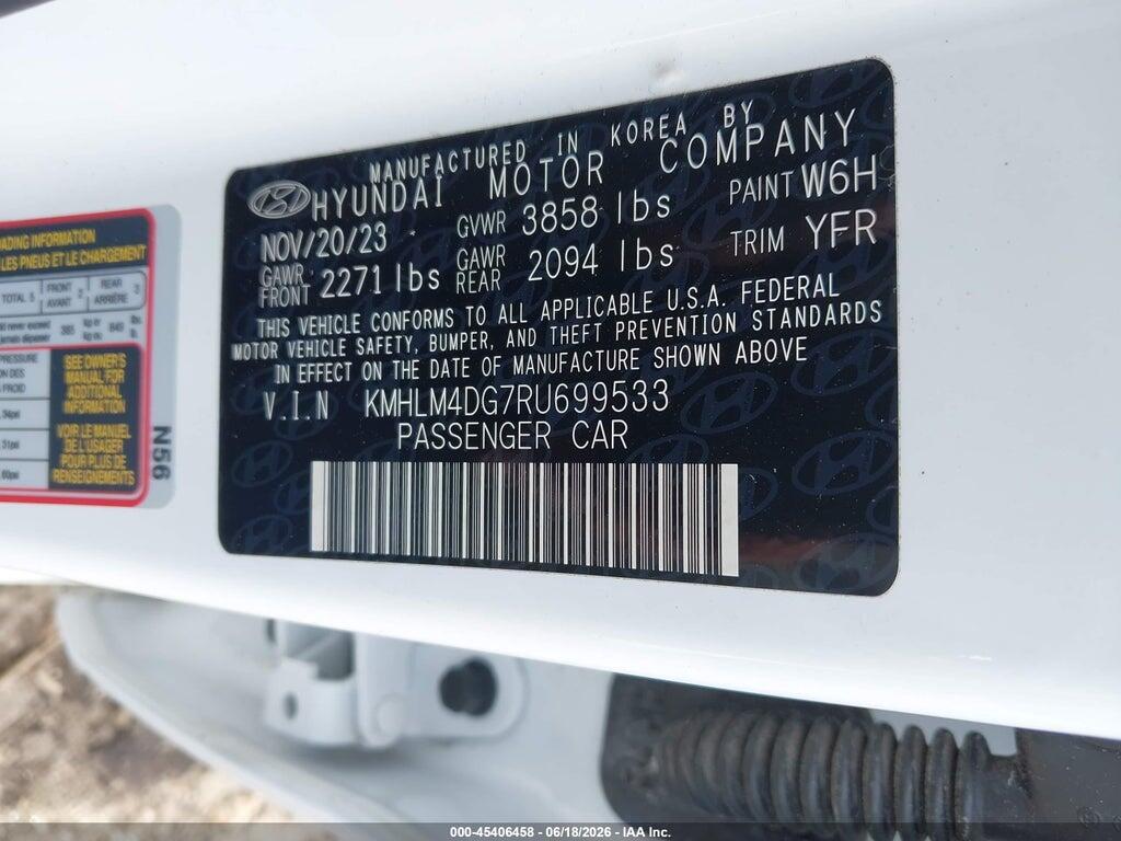 KMHLM4DG7RU699533 2024 HYUNDAI ELANTRA photo no. 9