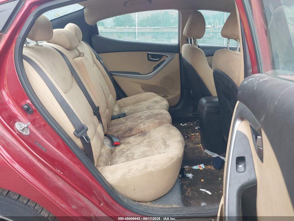 5NPDH4AE5DH310598 2013 HYUNDAI ELANTRA photo no. 8