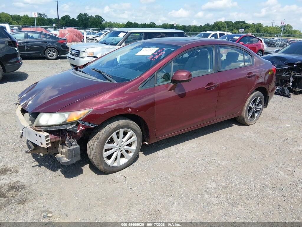 2HGFB2F8XCH545783 2012 HONDA CIVIC photo no. 2