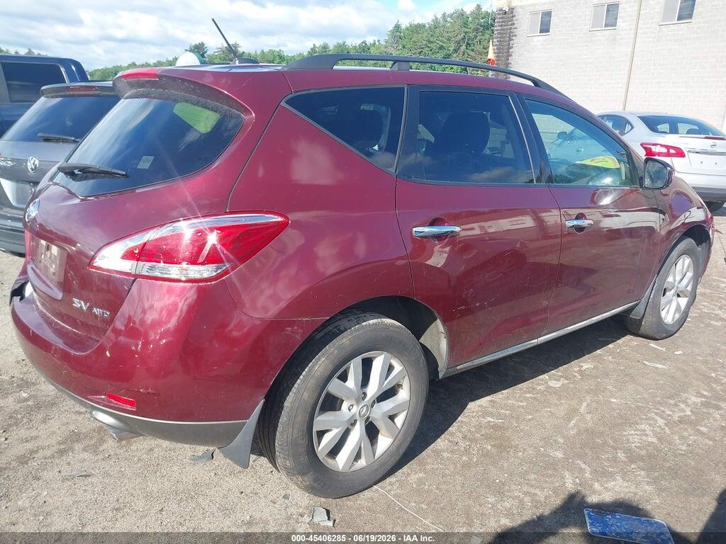 JN8AZ1MW5BW154562 2011 NISSAN MURANO photo no. 4