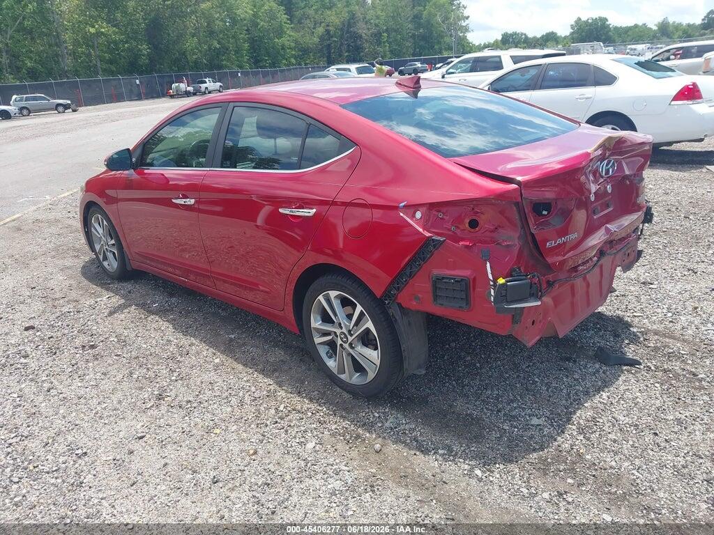 KMHD84LFXHU281953 2017 HYUNDAI ELANTRA photo no. 3