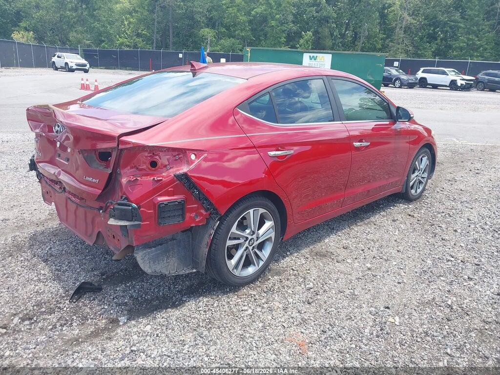 KMHD84LFXHU281953 2017 HYUNDAI ELANTRA photo no. 4