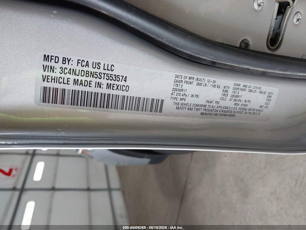 3C4NJDBN5ST553574 2025 JEEP COMPASS photo no. 9