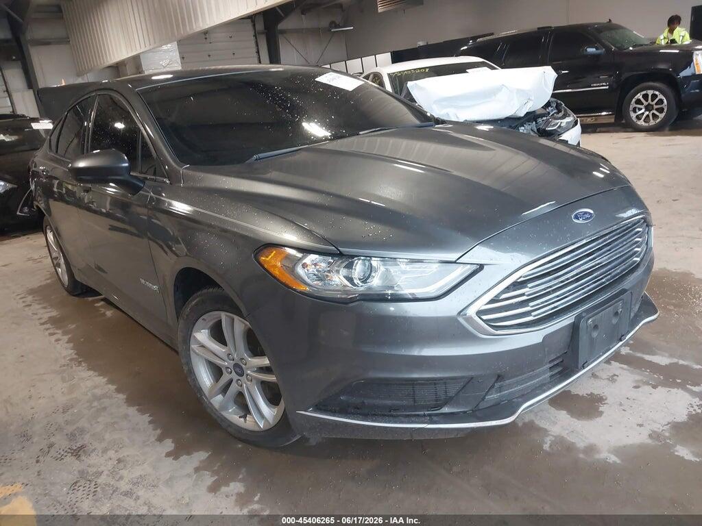 3FA6P0UU3JR261634 2018 FORD FUSION HYBRID photo no. 1