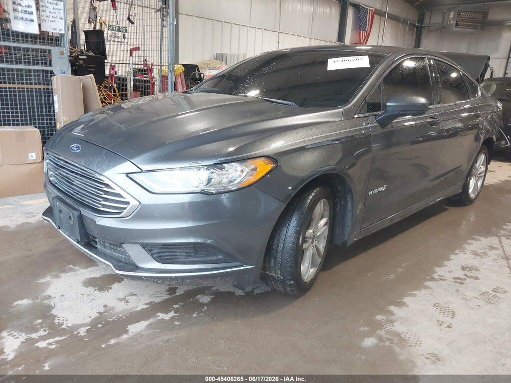 3FA6P0UU3JR261634 2018 FORD FUSION HYBRID photo no. 2