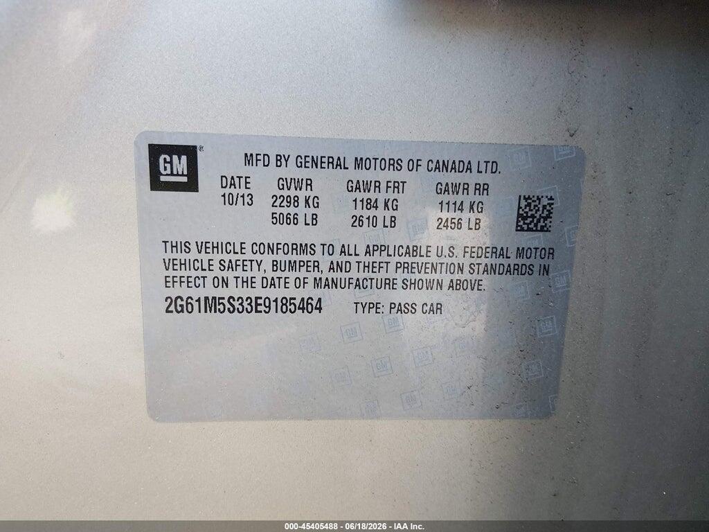 2G61M5S33E9185464 2014 CADILLAC XTS photo no. 9