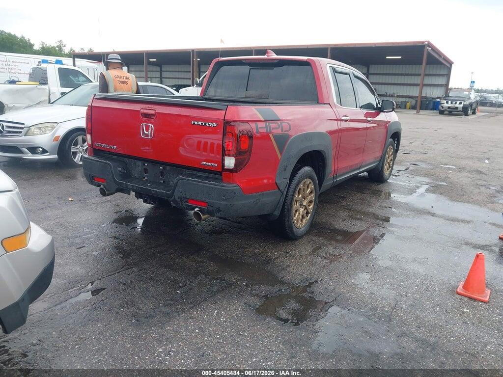 5FPYK3F77NB015632 2022 HONDA RIDGELINE photo no. 4