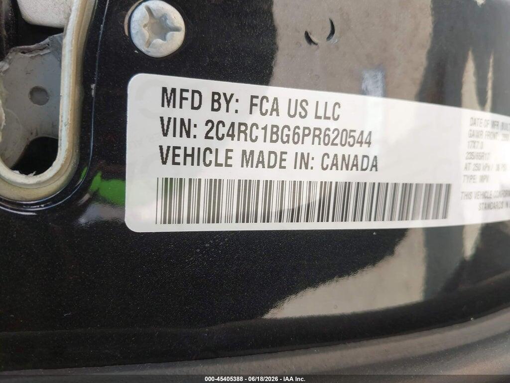 2C4RC1BG6PR620544 2023 CHRYSLER PACIFICA photo no. 9