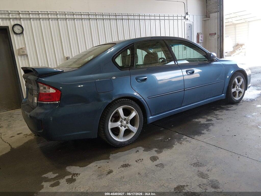 4S3BL626697230568 2009 SUBARU LEGACY photo no. 4