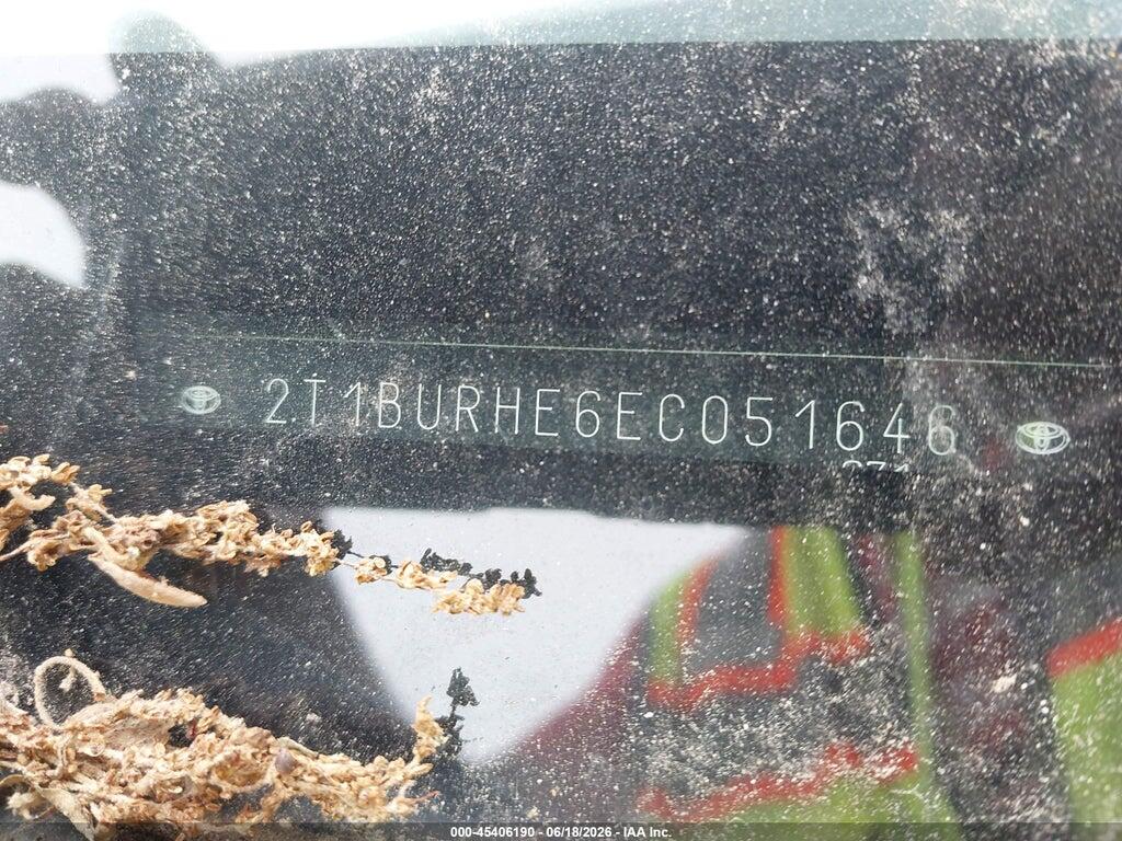 2T1BURHE6EC051646 2014 TOYOTA COROLLA photo no. 9