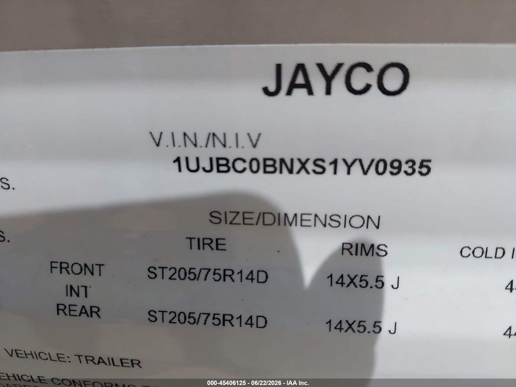 1UJBC0BNXS1YV0935 2025 JAYCO SLX SERIES M-260 BH photo no. 9