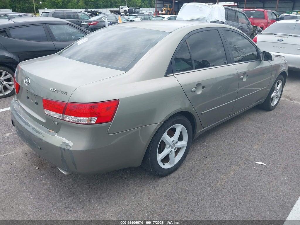 5NPEU46FX7H232731 2007 HYUNDAI SONATA photo no. 4