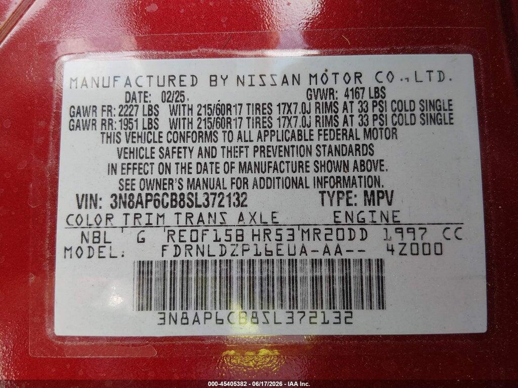 3N8AP6CB8SL372132 2025 NISSAN KICKS photo no. 9