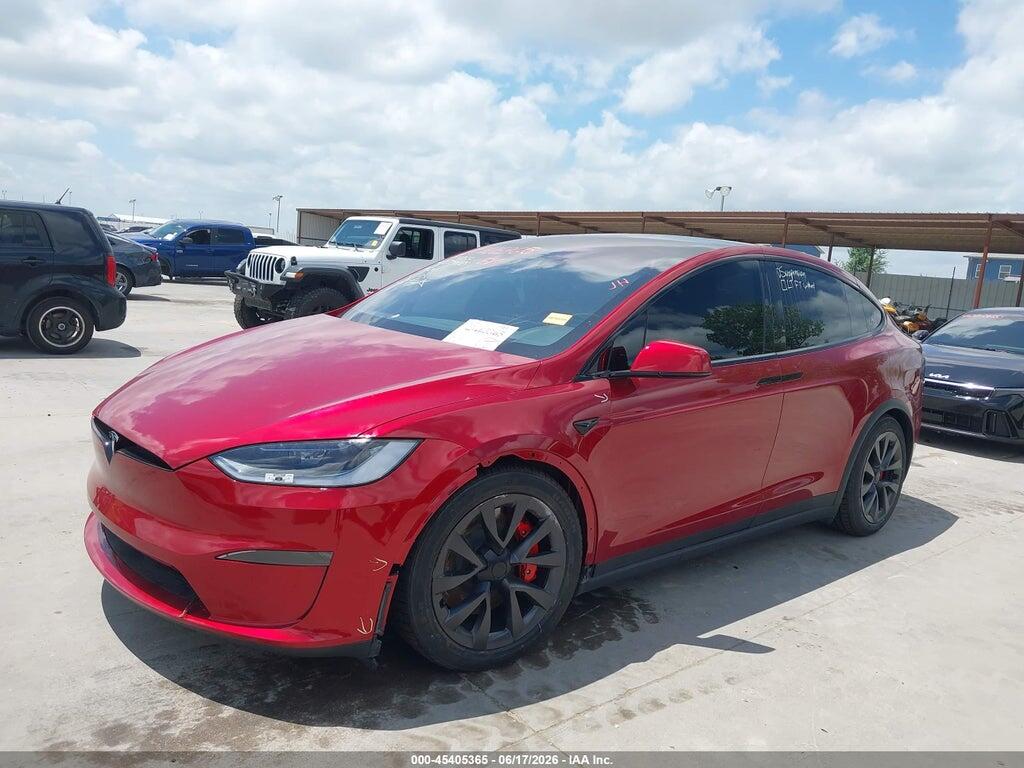 7SAXCBE65PF428918 2023 TESLA MODEL X photo no. 2
