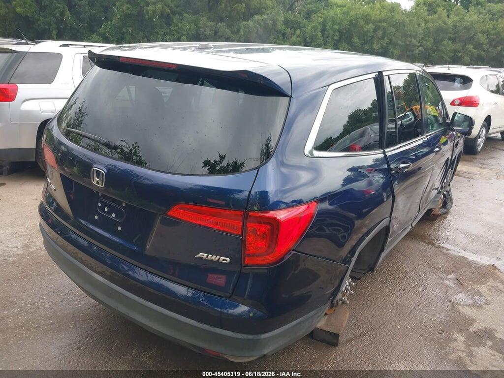 5FNYF6H75HB012003 2017 HONDA PILOT photo no. 4